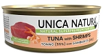 Unica Natura Консерва для кошек (Тунец, креветки)